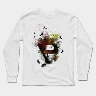 woman artistic design Long Sleeve T-Shirt